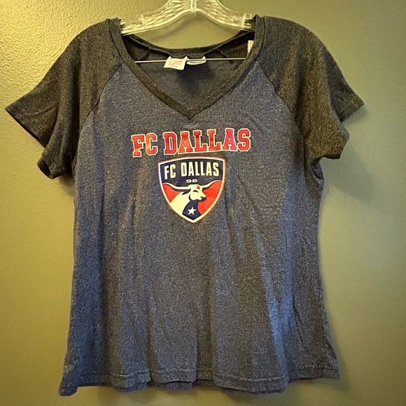 Concept Sports Women’s FC Dallas 96 Soccer Team Tee size L - Picture 2 of 6